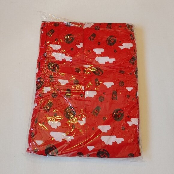 FUN Tim Hortons PJs Pajama Set Red Flannel Sleep Shirt and Pants Large/XL - Picture 2 of 5